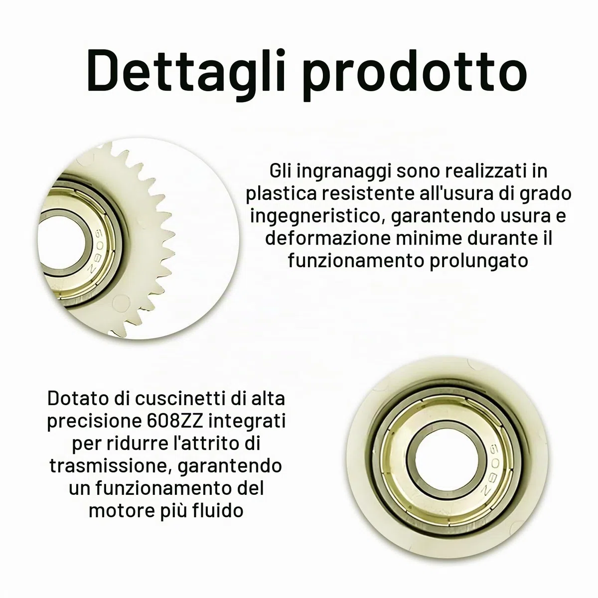 3 Pezzi Ingranaggi Planetari in Nylon a 36 Denti, 36 Ingranaggi Planetari, Mozzo della Ruota per Bici Elettrica, Compatibili con Motori, Installazione Facile e Durevole