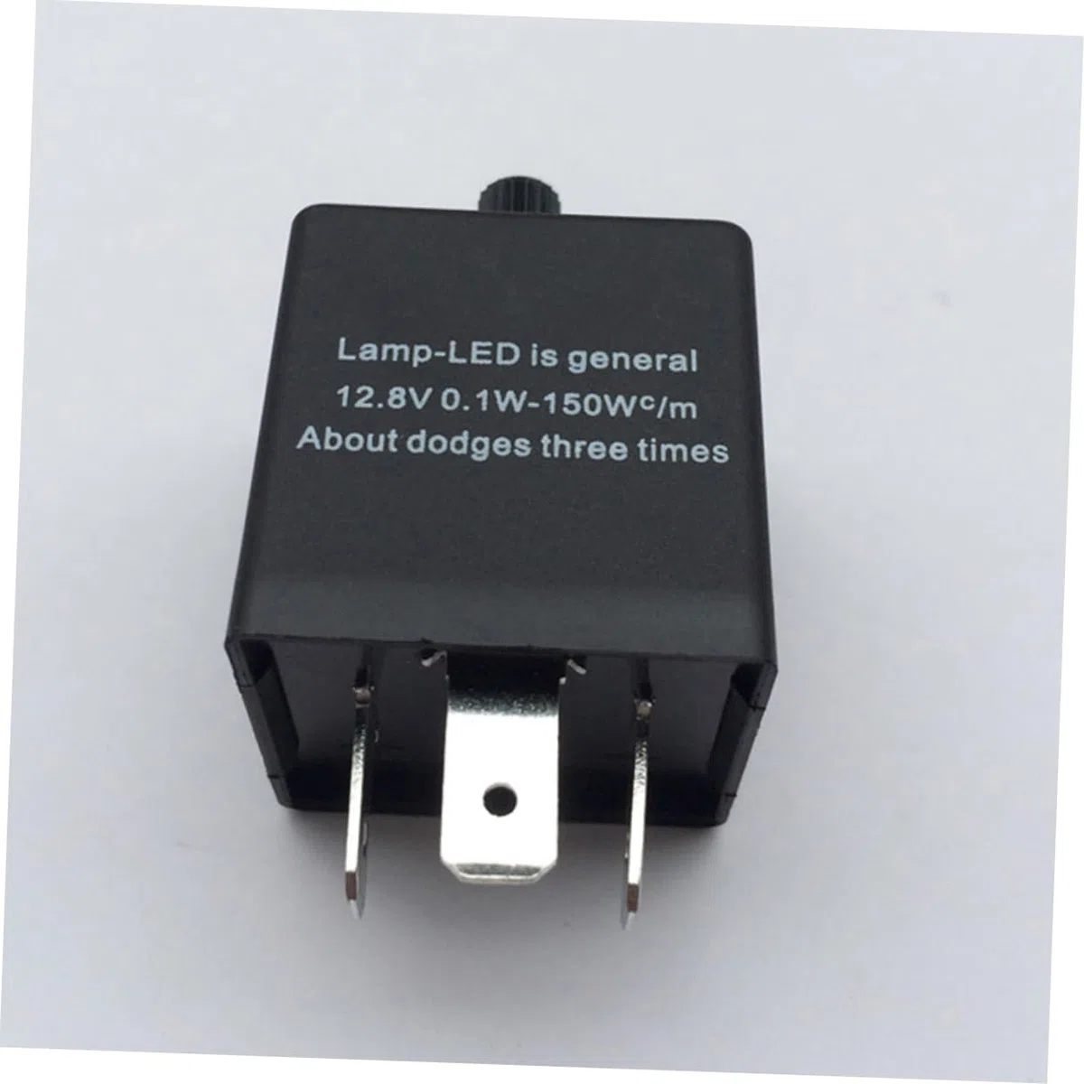 Zerodeko Relè Auto per Nero LED Lampeggiante Frequenza Regolabile Segnalazione in, Flash Cambio di per Indicatore Veicolo