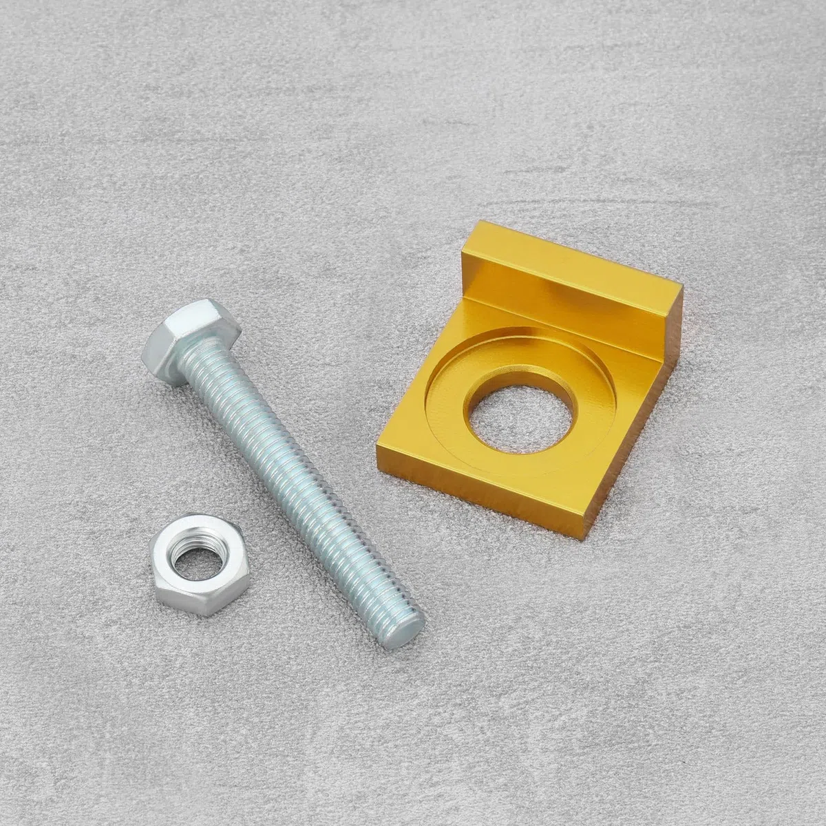 ECSiNG 2 Pz 15mm Foro Dia Moto Tenditore Catena Tenditore CNC Tenditore Per Dirt Motor Bike Moto 50cc 70cc 90cc 110cc 125cc Oro