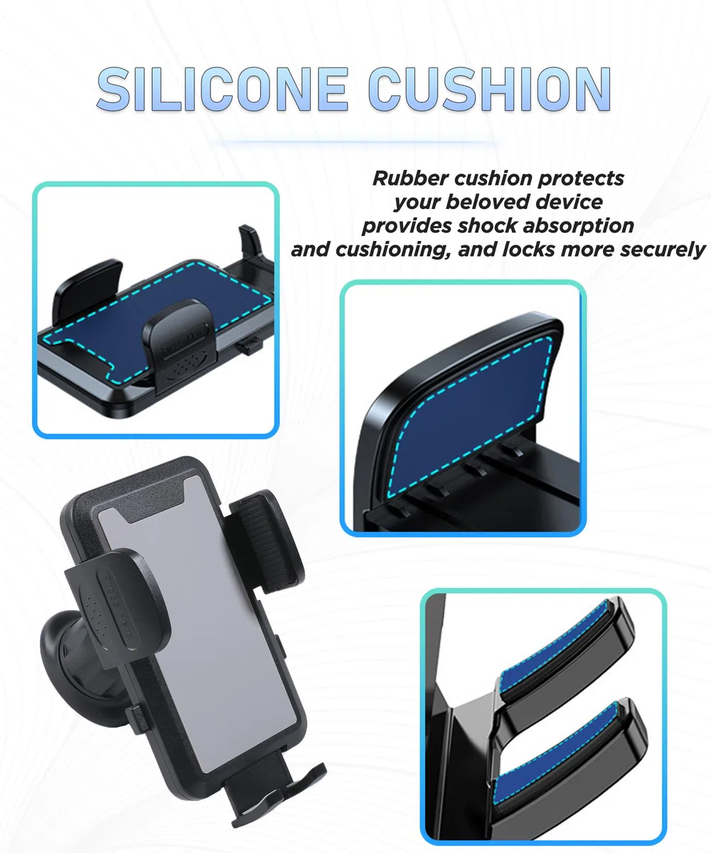 Portacellulare Auto,Porta Cellulare Suto Bocchette Aria,Supporto Telefono Cellulare Bocchetta Aria Auto Ruotabile Di 360 Gradi,Adatto per la Maggior Parte Delle,Camion,SUV (Grigio)