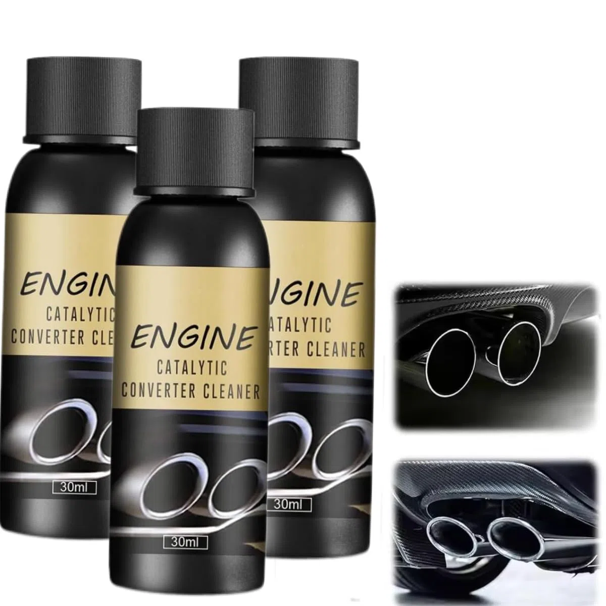 Pulitore per catalizzatori, Pulitore per catalizzatori e di alimentazione, Pulitore per catalitico Boost Up, Detergenti per carbonio nel motore per l'ottimizzazione (3 pezzi)