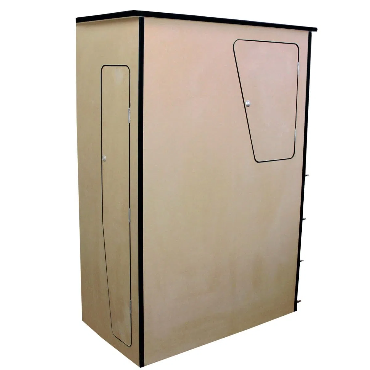 Cucina per camper Cucina da campeggio in MDF Interni Legno compensato Spessore: 18 mm 3 Armadi Spazio di stoccaggio Sinistra Controllo UE Incluso Portabottiglie Portabottiglie 4 Bottiglie Facile