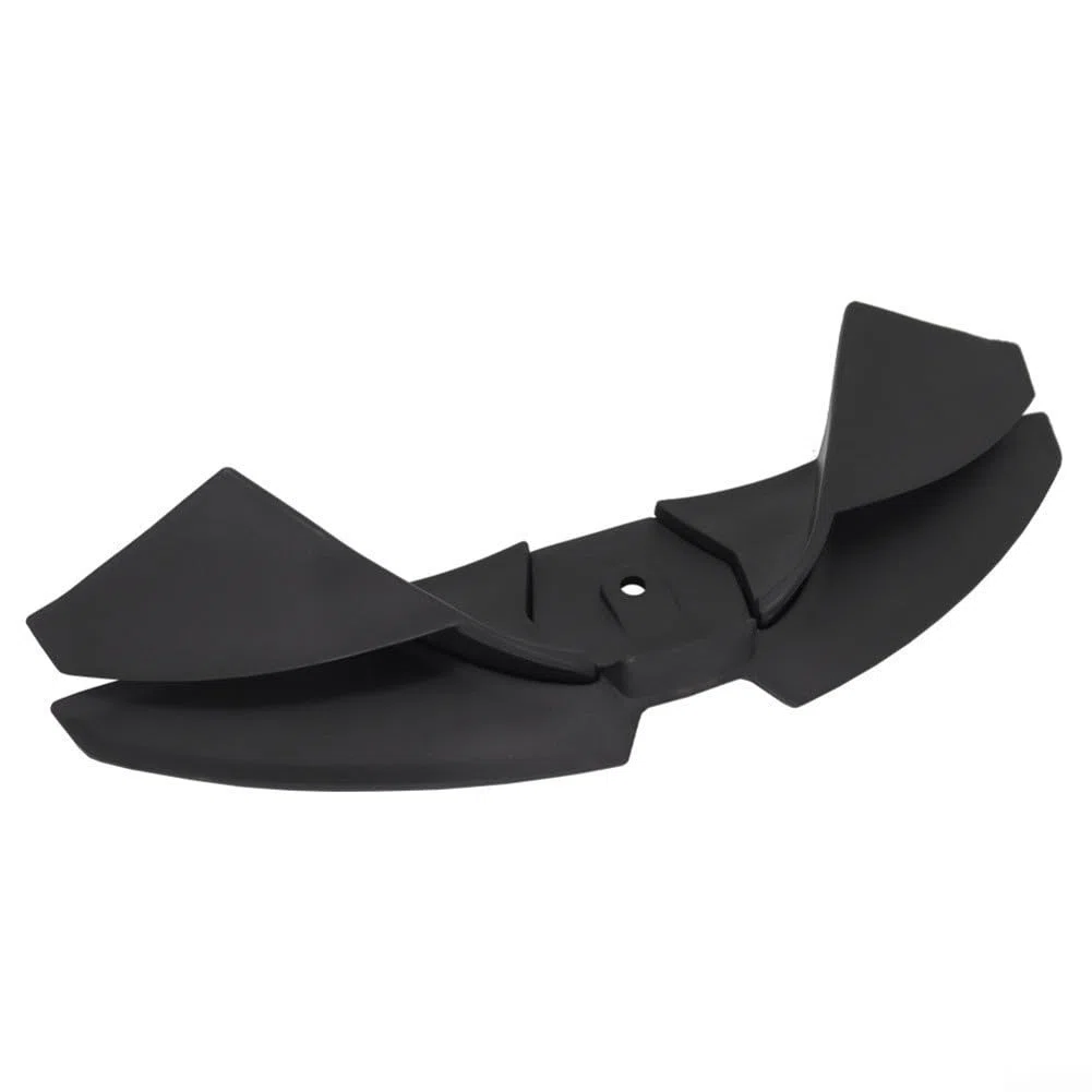 Kit spoiler anteriore per MT-07 2024-2025, ala aerodinamica Winglet a basso carico aerodinamico, materiale ABS, stampa a trasferimento d'acqua nera, compatibile con modelli MT-07 2024 2025