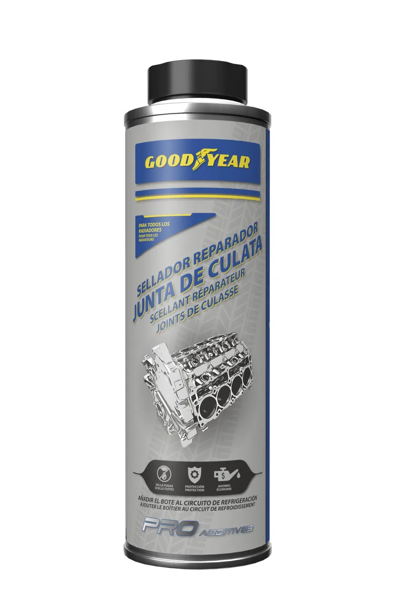 Goodyear Sigillante e riparatore della Guarnizione della Testa del Cilindro PRO Additives. Additivo per Il Sistema di Raffreddamento 250 ml