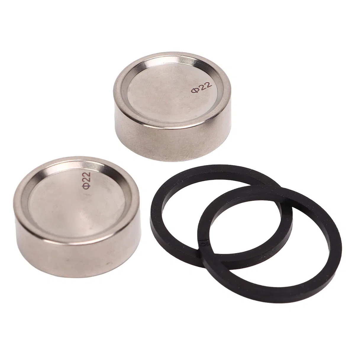 Pistone per Pinze per Pinza Freno a Disco Ciclico, Pinna Freno Pistone Piston del in Lega di Titanio in Lega di Titanio Monte Sostituzione 2 PCS Pistoni Pistoni