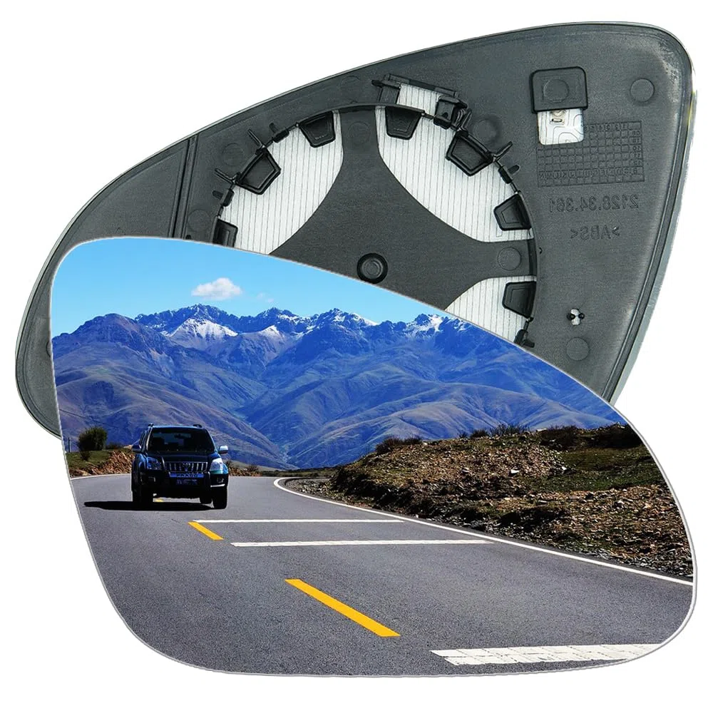 Vetro Specchietto Retrovisore Destro, Vetro Specchio Retrovisore Esterno Auto Compatibile con Opel Astra J 2009-2015
