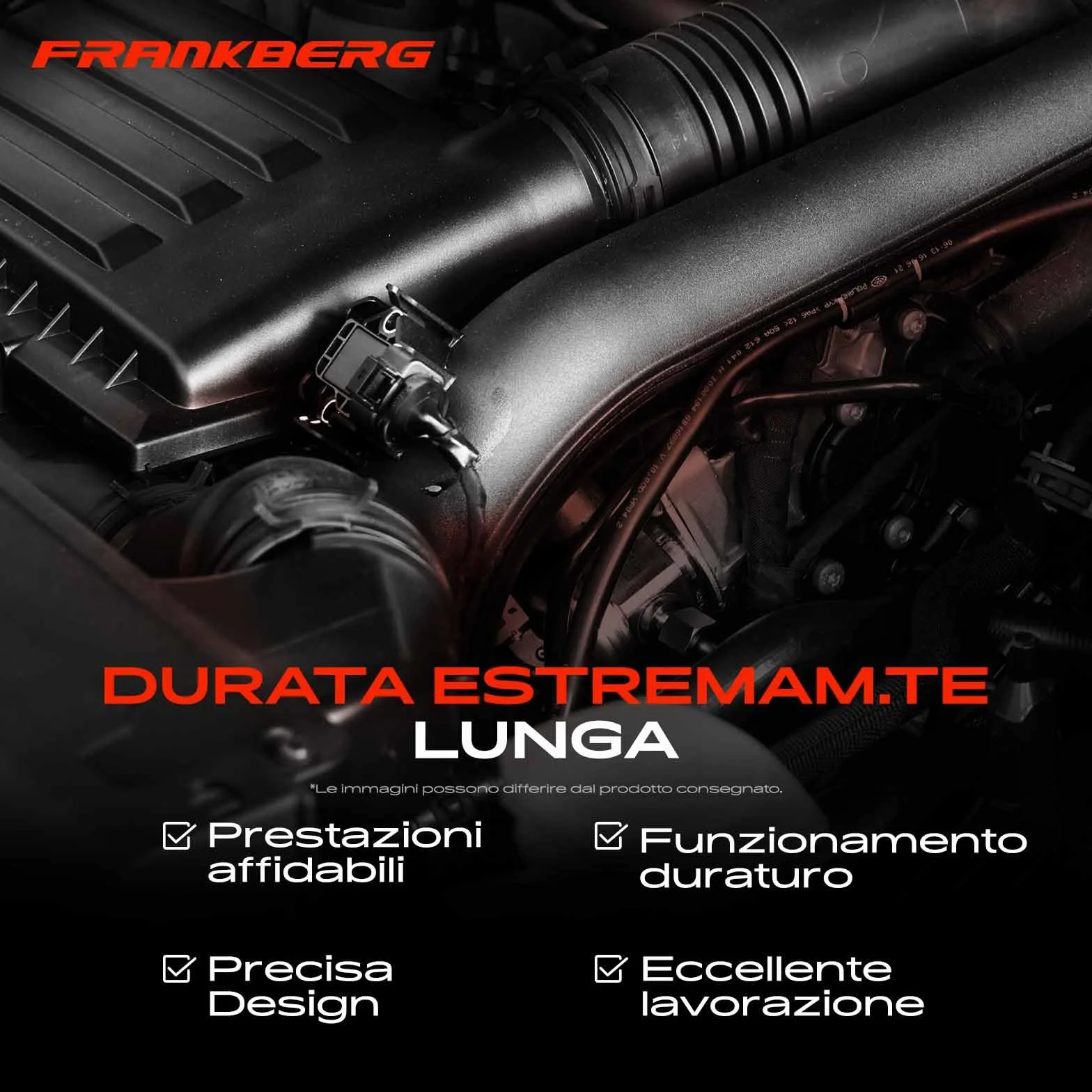 Frankberg Sensore pressione differenziale Pressione gas di scarico Compatibile con O.c.t.a.v.i.a II Combi 1Z5 Yeti 5L Superb II Station Wagon 3T5 A3 8P1 A3 Sportback 8PA Replace# 076906051A