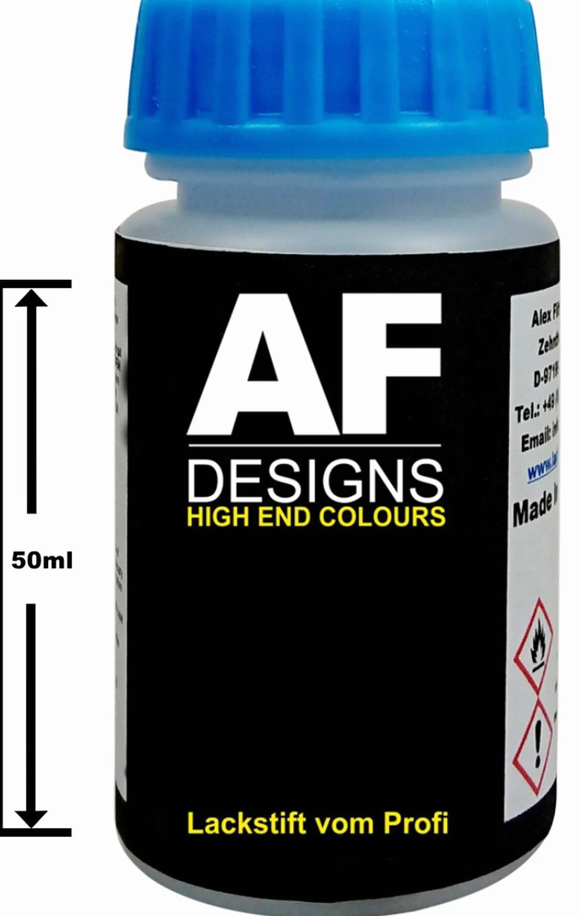 Alex Flittner Designs Pennarello a vernice adatto per Fiat 595A Grigio Impeccabile Metallizzato Vernice Vernice Vernice Primer Set