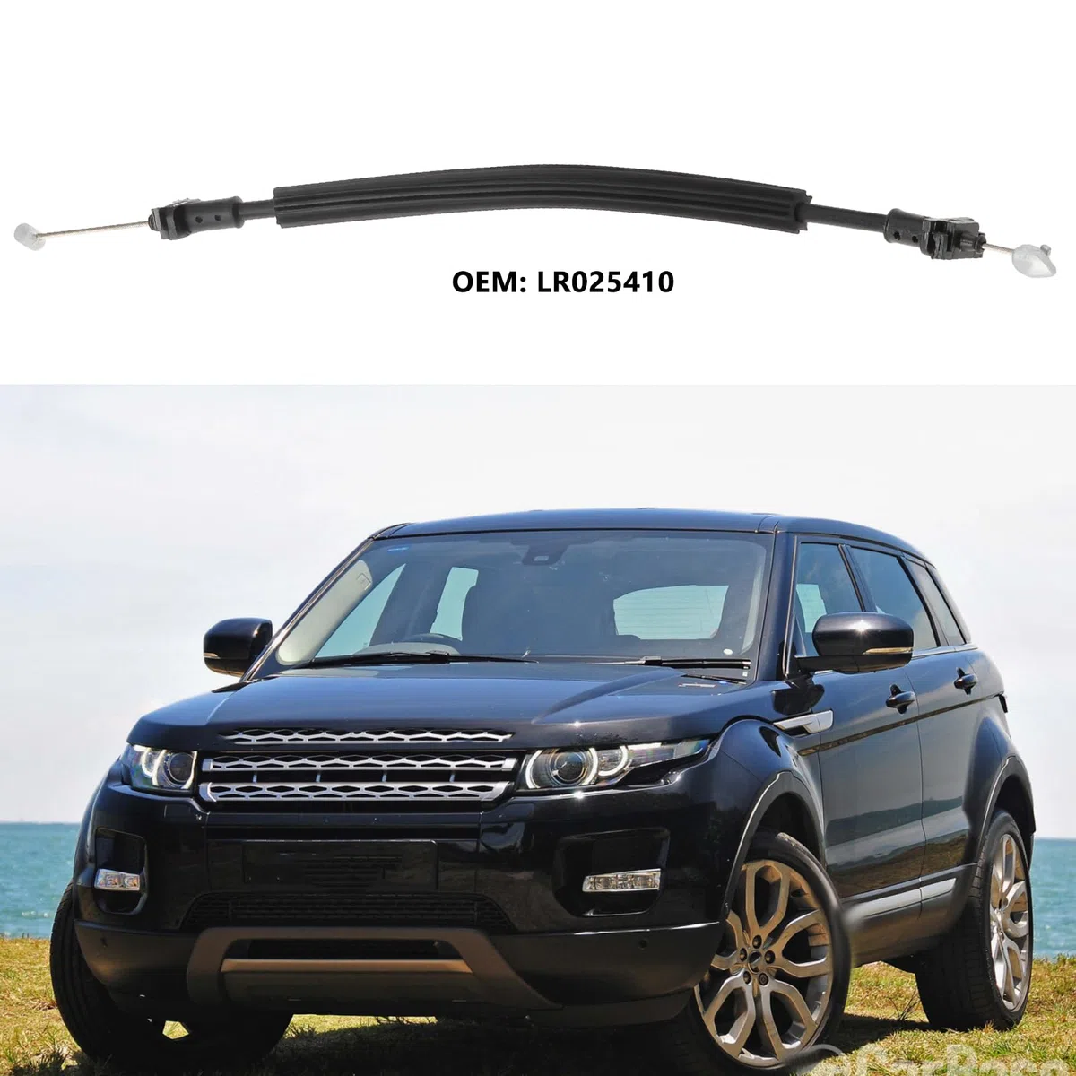 OTOTEC Cavo di rilascio della serratura della portiera anteriore esterna LR025410 compatibile con Range Rover Evoque L538 2012-2018