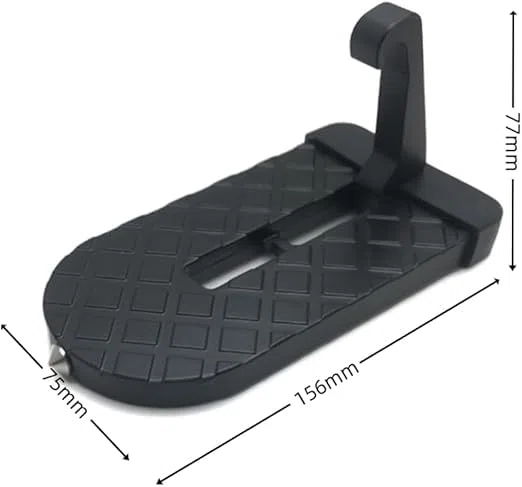 2 Pezzi Pedale Pieghevole per Porta Auto, Pedane per Portiera Auto Antiscivolo, Facile da Trasportare e Installare Accessori per Auto