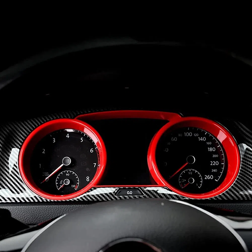 Auto Interno Cruscotto Tachimetro Telaio Copertura Pannello Per-Golf 7 7.5 MK7 2015-2019 Accessori