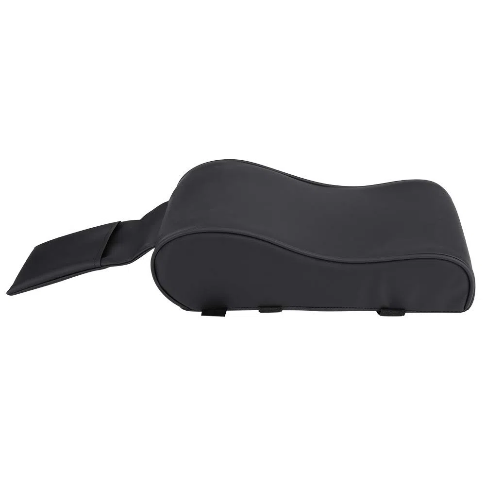 Akozon Cuscino Universale per Bracciolo per Auto in Pelle con Memory Foam, Comodo Tappetino per Auto con Tasca per Telefono per Veicoli SS e Compatti