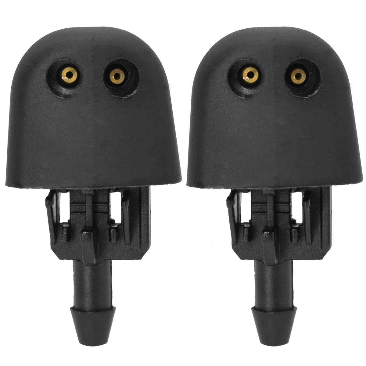 2 getti lavavetri anteriori ugelli acqua spray 93160047 7700823915, for Renault, Trafic II X83, for Opel, for Vauxhall, Vivaro Primastar Ugello per getti lavacristallo anteriore