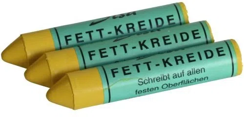 12 Stück Reifenkreide GELB Sisa Durchmesser 17,5mm, Länge ca. 9,3cm