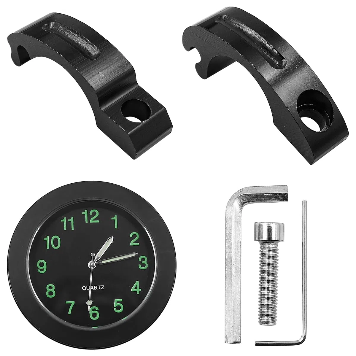 Orologio con quadrante per Orologio da Manubrio per Moto Impermeabile Universale per Veicoli elettrici per motocicli