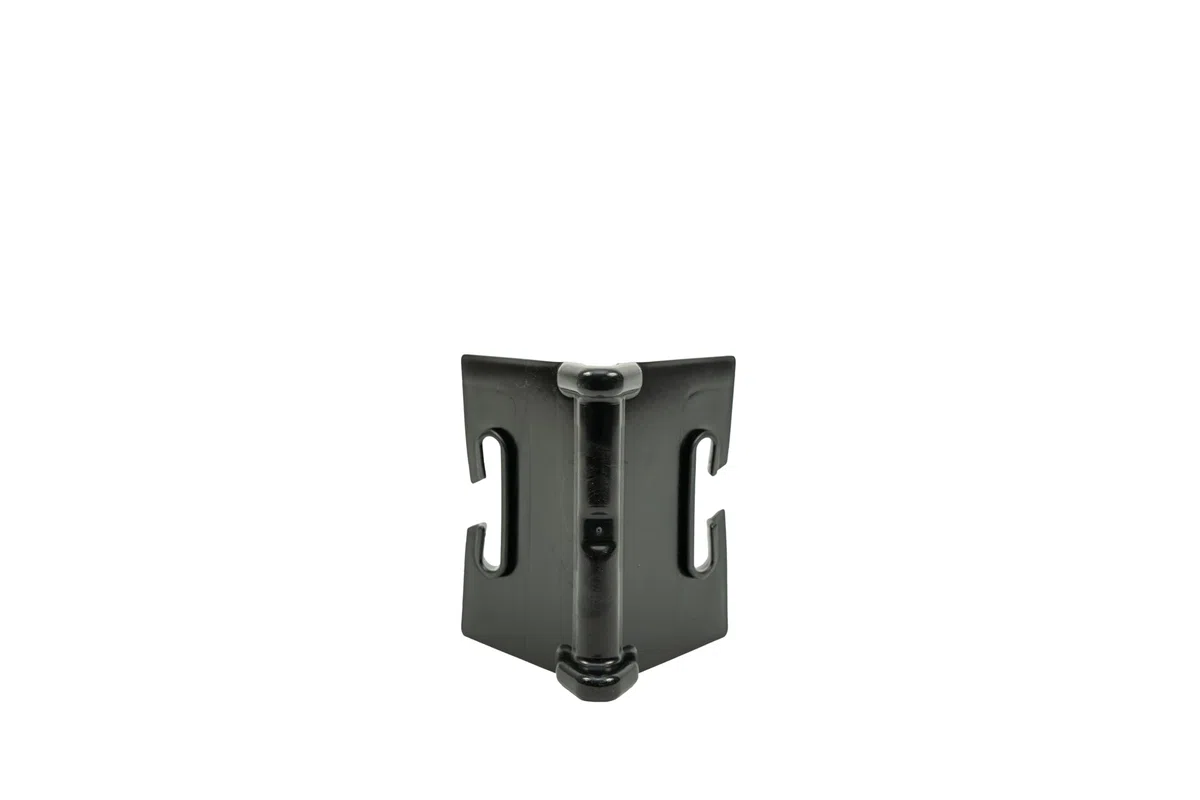 10 protezioni per bordi Dolezych per cinghie fino a 50 mm, dimensioni 90 x 90 x 140 mm, con fessura filettata