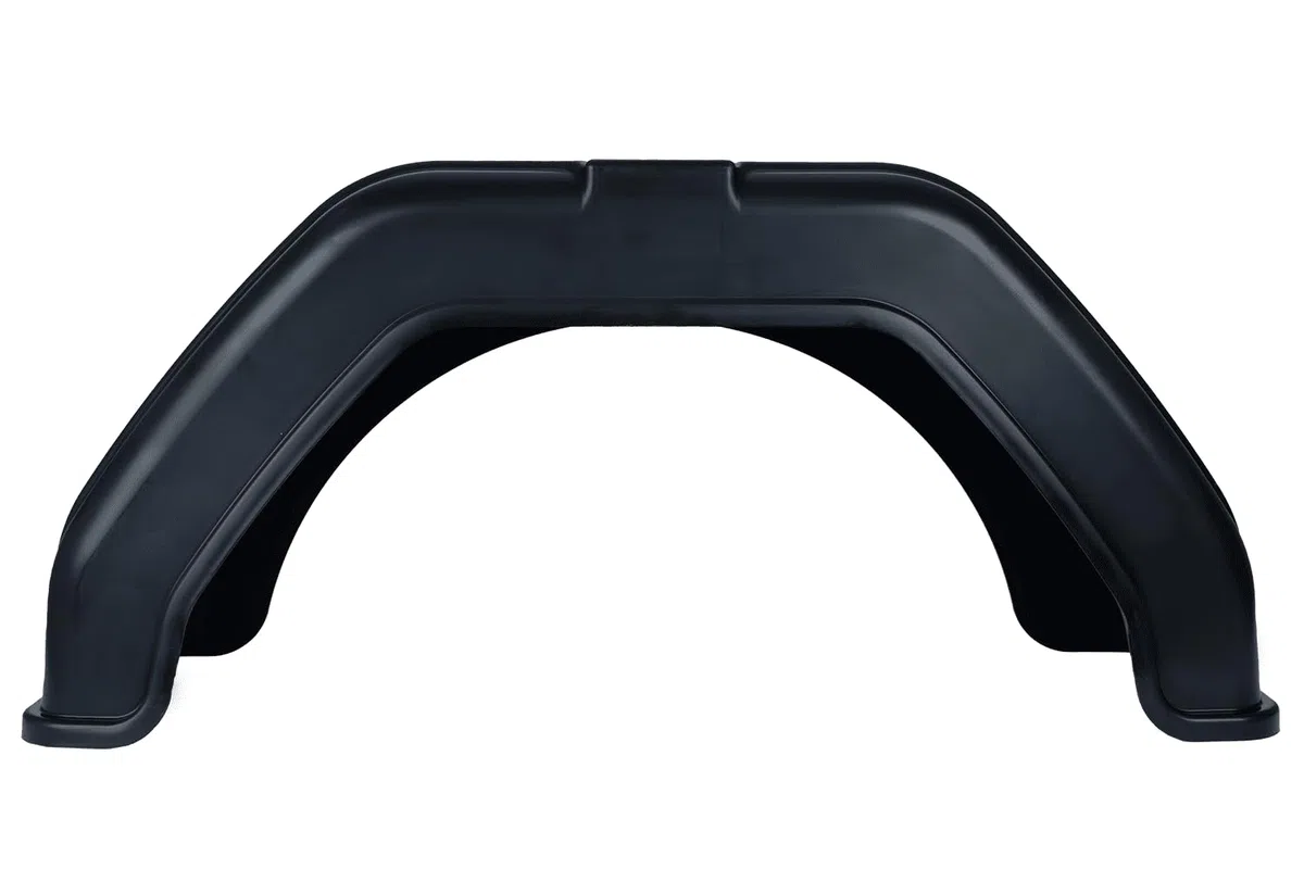 SIEROSŁAWSKI GROUP Set di due parafanghi da 13 a 14 pollici in PVC per rimorchio auto 710 x 200 mm passaruota piatti per un'eccellente protezione contro fango e sassi