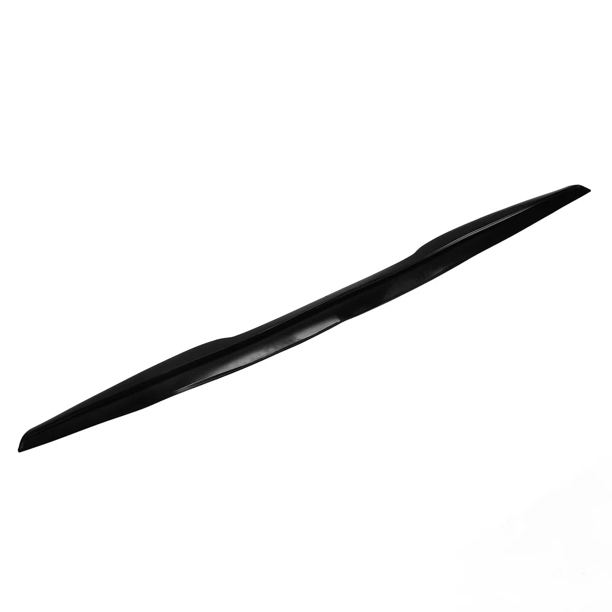 Labbro dello spoiler per il bagagliaio del tetto posteriore, alettone universale per auto, spoiler in gomma aerodinamica con finitura anti-finitura nera lucida, per la modifica di