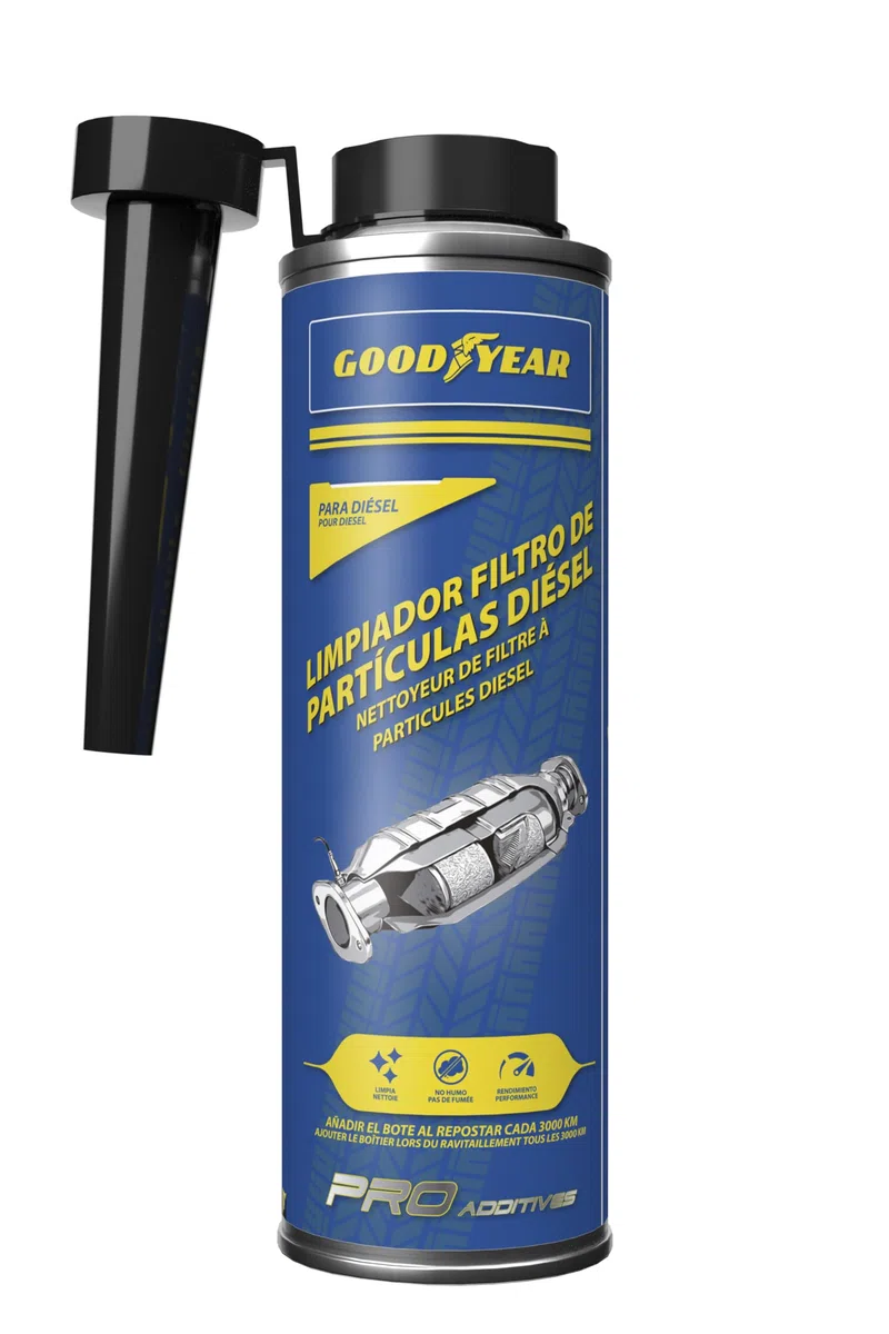 Goodyear PRO Additives Detergente per filtri antiparticolato Diesel, Additivo per gasolio 300 ml