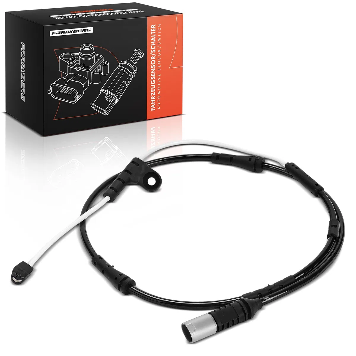 Frankberg Contatto di avvertimento usura pastiglie freno 2-Poli Anteriore sinistro o destro Compatibile con Serie 7 F01 F02 F03 F04 Ghost RR4 Replace# 34356791959