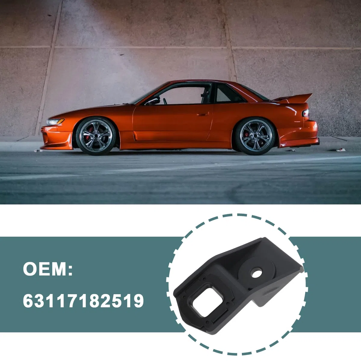 ECSiNG 2 supporti per fari convertibili 63117182519, compatibili con BMW E92 Coupe 2007-2013