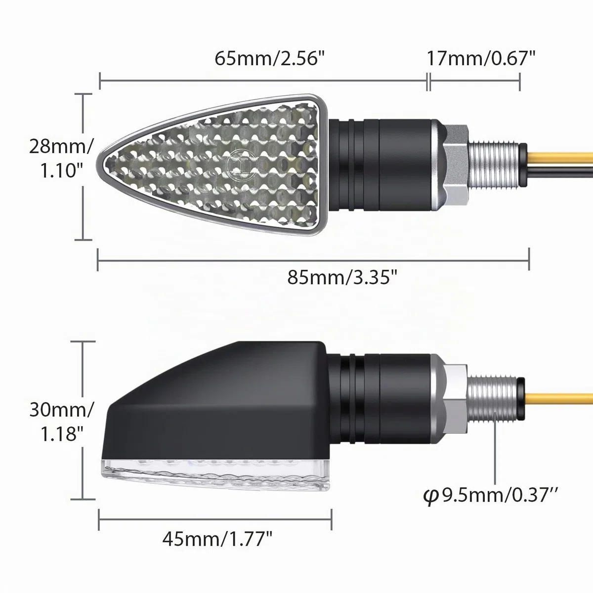 TEMPO DI SALDI Quattro Indicatori Di Direzione Impermeabili Universali Per Moto Frecce Led